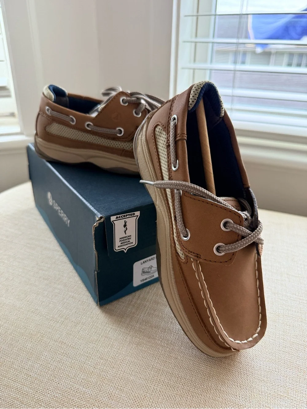 Sperry Brown Kids Boat Shoes